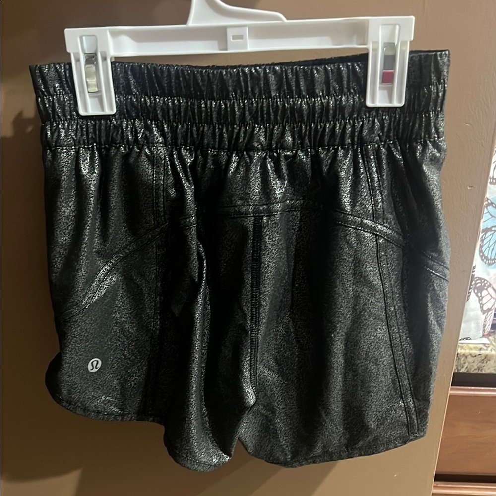 lululemon athletica Shimmering Black Athletic Shorts